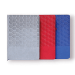 Custom Honeycomb Textured Notebooks – PU Leather Finish for Corporate Branding & Events