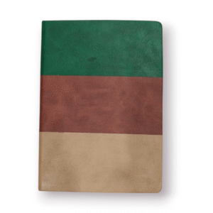 A5 Tri-Color PU Leather Diary Notebook – Custom Bulk Promotional Journal for Corporate Gifting
