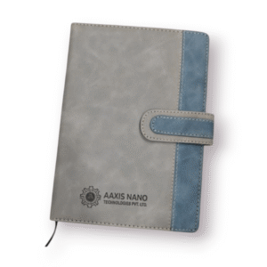Custom A5 PU Leather Notebook with Flap Closure | Logo Printing Planner for Business & Events