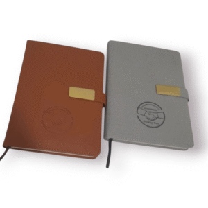Elegant Corporate PU Leather Notebooks – Premium Journals with Gold Magnetic Closure | Ideal for Branding & Gifting