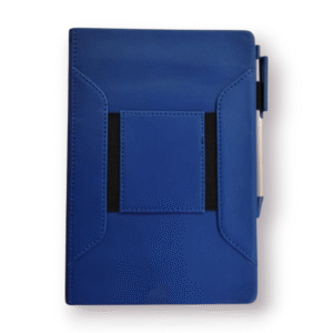 Executive PU Leather Notebook with Mobile Holder & Pen Slot – A5 Size | Bulk Corporate Gift & Office Supply