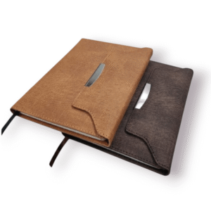 A5 Bulk Fabric Cover Diary with Magnetic Clasp – Customizable Corporate Gift Notebook with Pen Holder