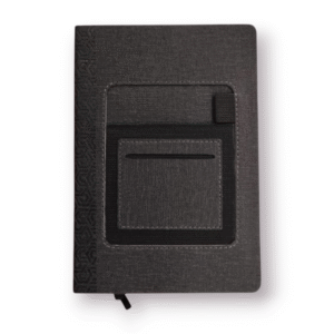 Executive Organizer Journal: Textured Fabric, Pockets & Pen Loop | Wholesale for Corporate Branding