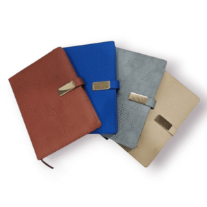 Elegant Metal-Clasp PU Notebooks – Stylish Corporate Diaries in Rich Textures for Business Gifting