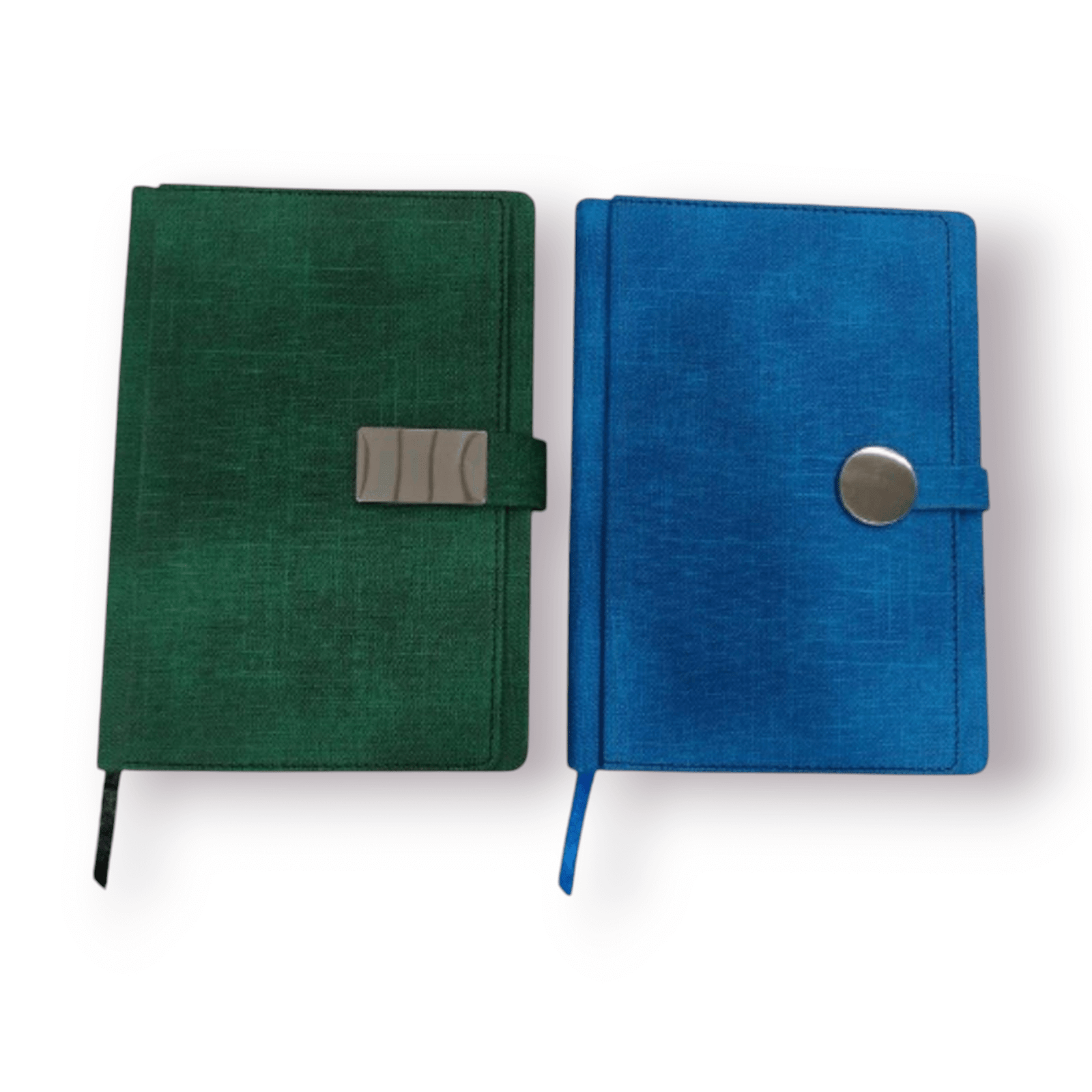 Premium Executive Fabric Notebooks with Metal Closure - Elegant Professional Journals for Corporate Gifting"