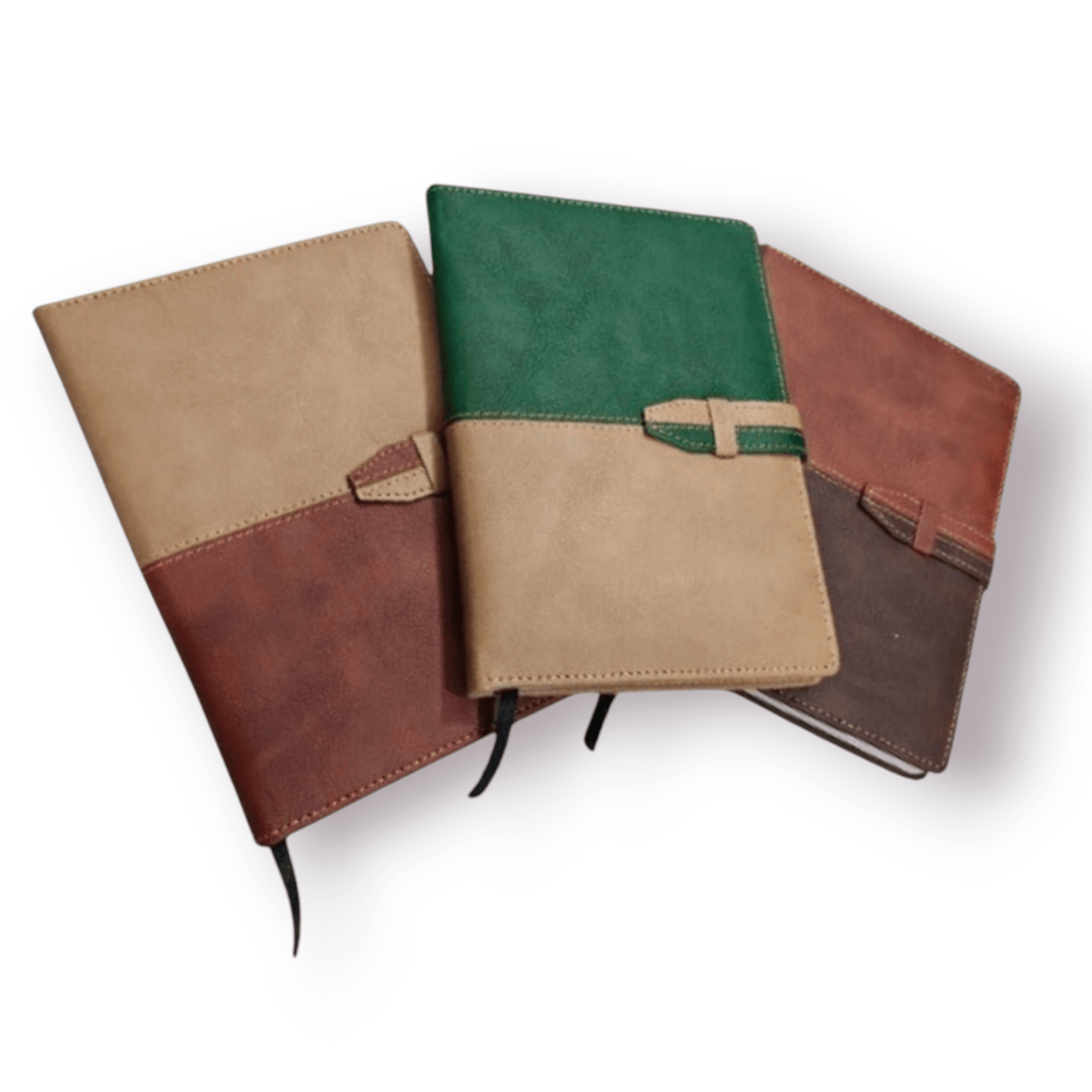 A5 PU Leather Notebooks with Loop Strap Closure | Dual-Tone Soft Cover | Thread Bound Diaries for Bulk Corporate Gifting