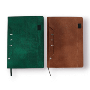 Discover our innovative fabric journals featuring unique spine card slots, a convenient pen loop, and secure snap closure. Perfect for keeping essentials organized, these notebooks are ideal for corporate branding and bulk B2B orders. Elevate your client gifts or employee essentials. Enquire for wholesale pricing and customization