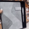 Premium Branded Grey Office Organizer with Pen | Custom Business Journal for Gifting