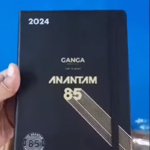 Premium Custom Anniversary Diary 2024 | Gold Foil Corporate Diary for Office & Gifting