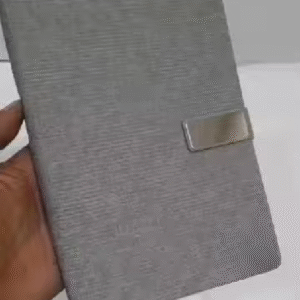 Grey Executive Diary with Metal Clasp | Premium Corporate Gift & Office Use
